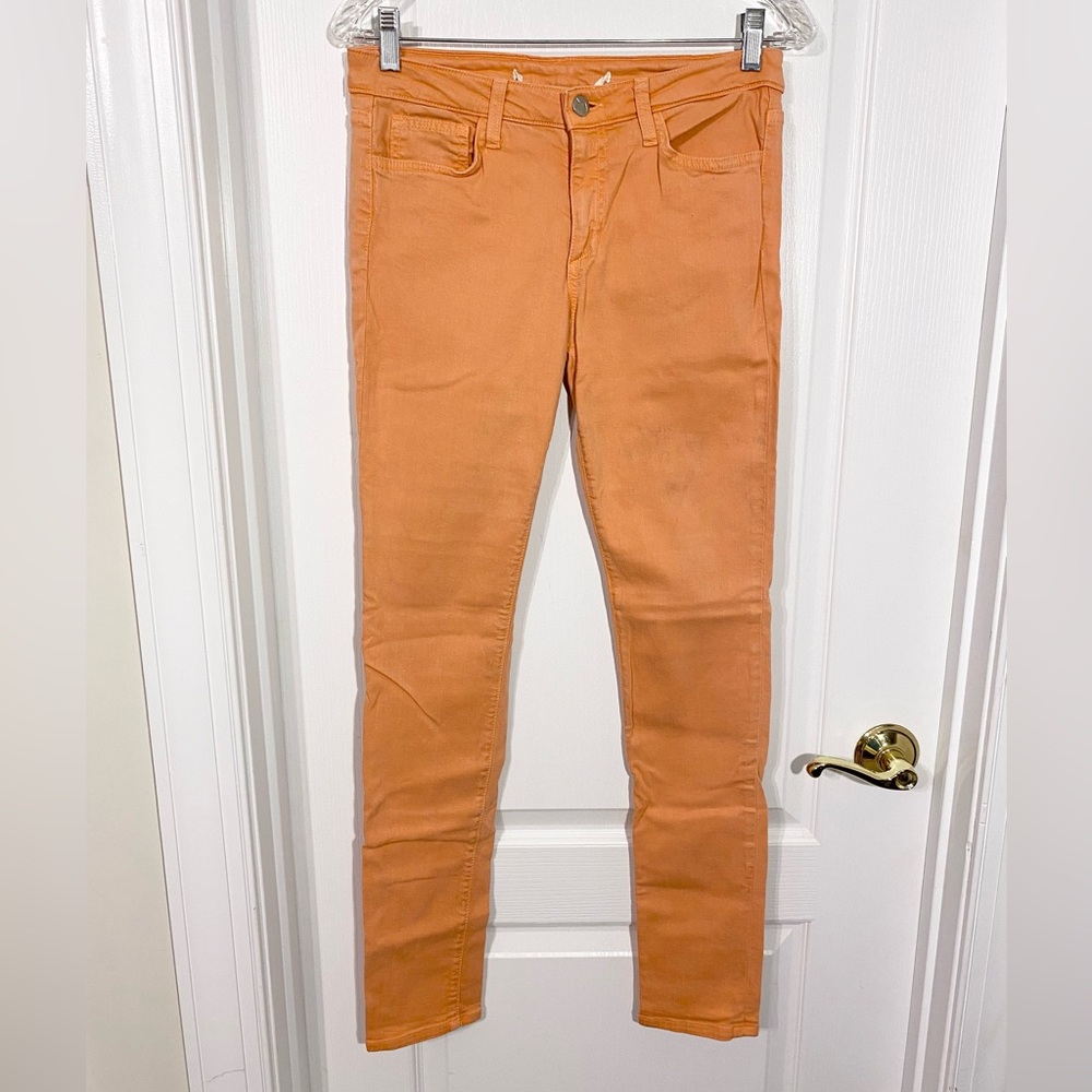 Joe's Jeans The Skinny Mid Rise Jeans USA MADE Orange Size 28